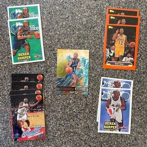 Set of 12 Derek Harper Basketball cards